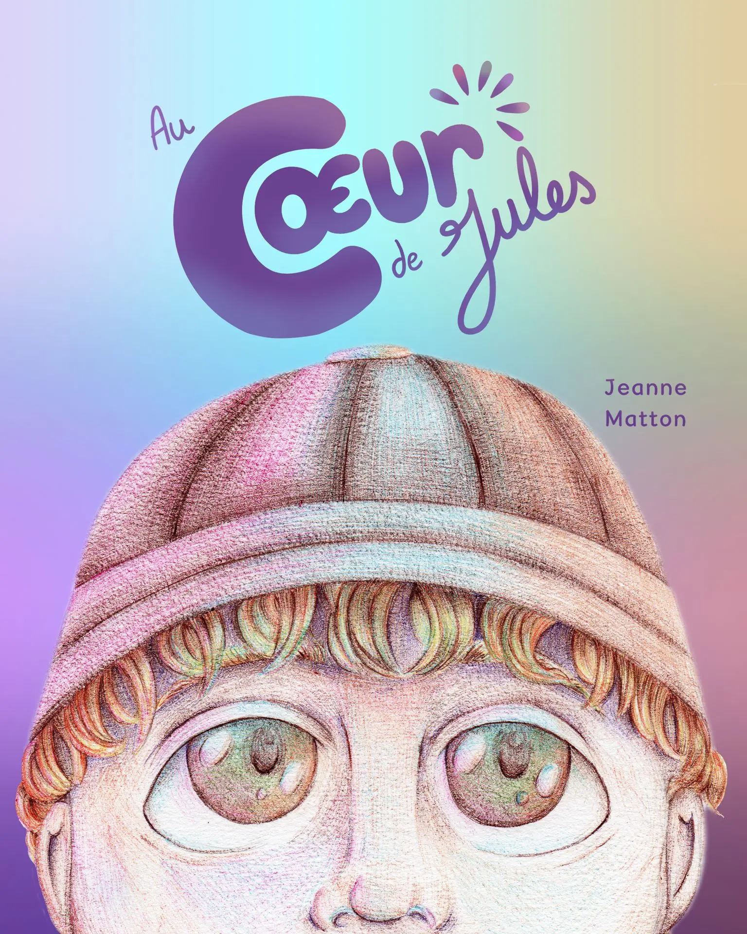Couverture du livre jeunesse "Au Coeur de Jules", un album pour découvrir ses émotions, illustrée au Stylo Bic par Jeanilia, Jeanne Matton